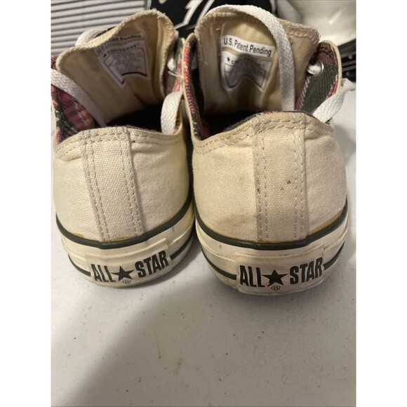 Converse All Star Chuck Taylor Off White Low Tops Size Men’s 8 Women’s 10 - Picture 8 of 16